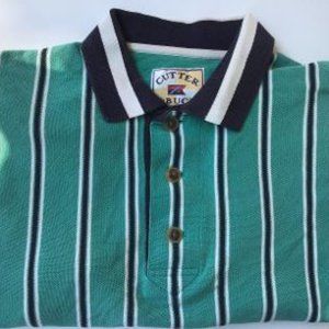 CUTTER & BUCK Men Shirt/size MM/color Teal Green
